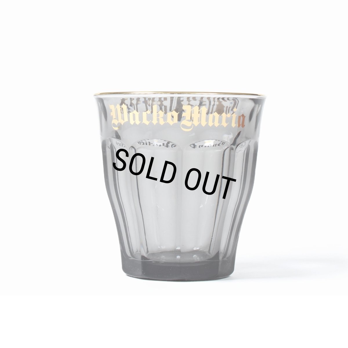 画像1: WACKO MARIA/DURALEX / GLASS CUP（SET OF 2）（BLACK）［グラス(2個セット)-23秋冬］ (1)