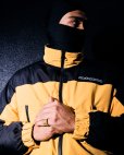 画像3: BlackEyePatch/2 TONE NYLON PUFFER JACKET（YELLOW） (3)