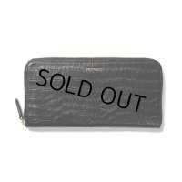WACKO MARIA/SPEAK EASY / ROUND ZIP LONG WALLET（BLACK）［ラウンドジップロングウォレット-23秋冬］