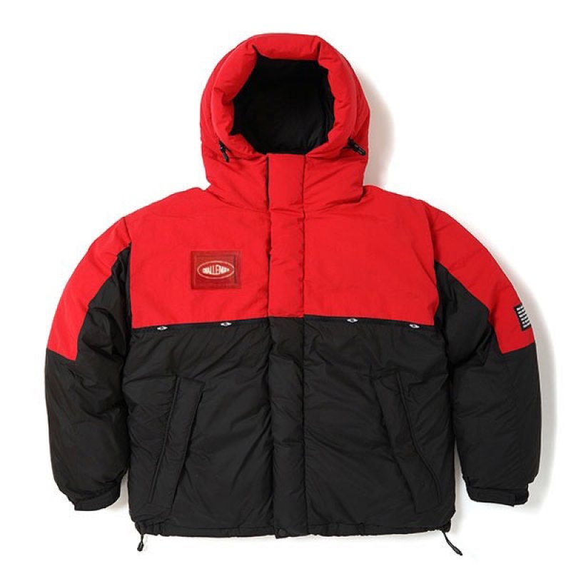 画像1: CHALLENGER/FIELD DOWN JACKET（RED/BLACK）［フィールドダウンJKT-23秋冬］