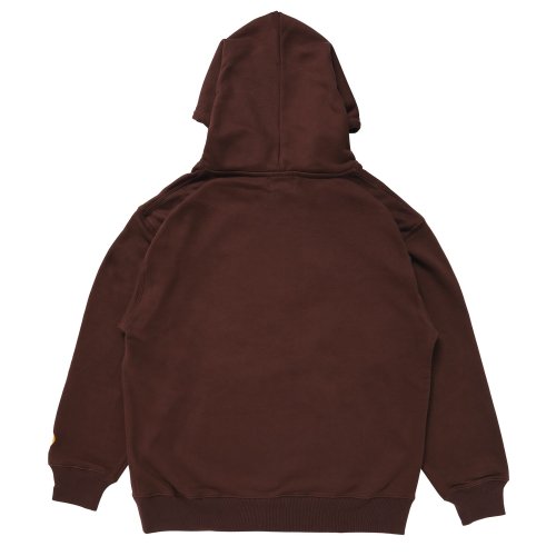 他の写真2: PORKCHOP/2nd OVAL HOODIE（BROWN）［プルオーバーパーカー-23秋冬］