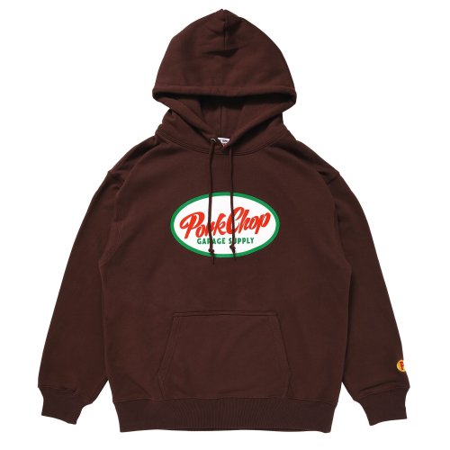 他の写真1: PORKCHOP/2nd OVAL HOODIE（BROWN）［プルオーバーパーカー-23秋冬］