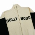 画像4: DAIRIKU/"HOLLYWOOD" Drivers Knit（White & Black）［ドライバーズニット-24春夏］