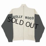 DAIRIKU/"HOLLYWOOD" Drivers Knit（White & Black）［ドライバーズニット-24春夏］