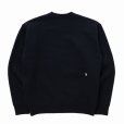画像2: 【30%OFF】RATS/CHEESE CREW NECK SWEAT（BLACK）［クルーネックスウェット-23秋冬］ (2)