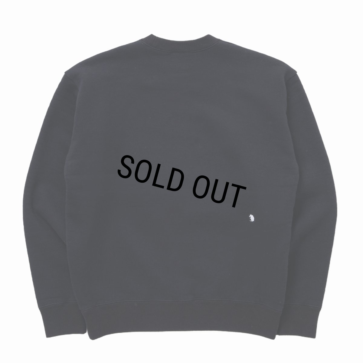 画像2: 【40%OFF】RATS/CHEESE CREW NECK SWEAT（BLACK）［クルーネックスウェット-23秋冬］ (2)