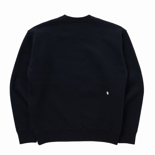 画像2: 【30%OFF】RATS/CHEESE CREW NECK SWEAT（BLACK）［クルーネックスウェット-23秋冬］