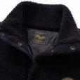 画像4: 【30%OFF】RATS/STAND COLLAR FLEECE（BLACK）［スタンドカラーフリース-23秋冬］