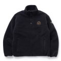 【40%OFF】RATS/STAND COLLAR FLEECE（BLACK）［スタンドカラーフリース-23秋冬］