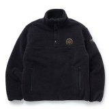 RATS/STAND COLLAR FLEECE（BLACK）［スタンドカラーフリース-23秋冬］