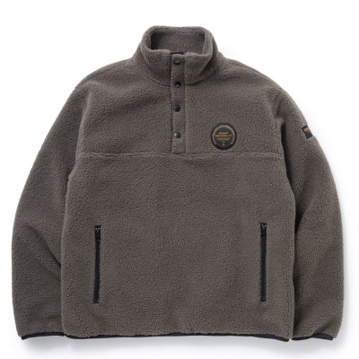 画像1: 【40%OFF】RATS/STAND COLLAR FLEECE（KHAKI）［スタンドカラーフリース-23秋冬］