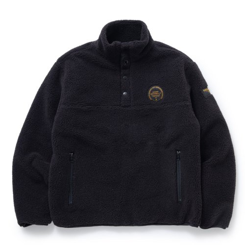 他の写真1: 【30%OFF】RATS/STAND COLLAR FLEECE（BLACK）［スタンドカラーフリース-23秋冬］