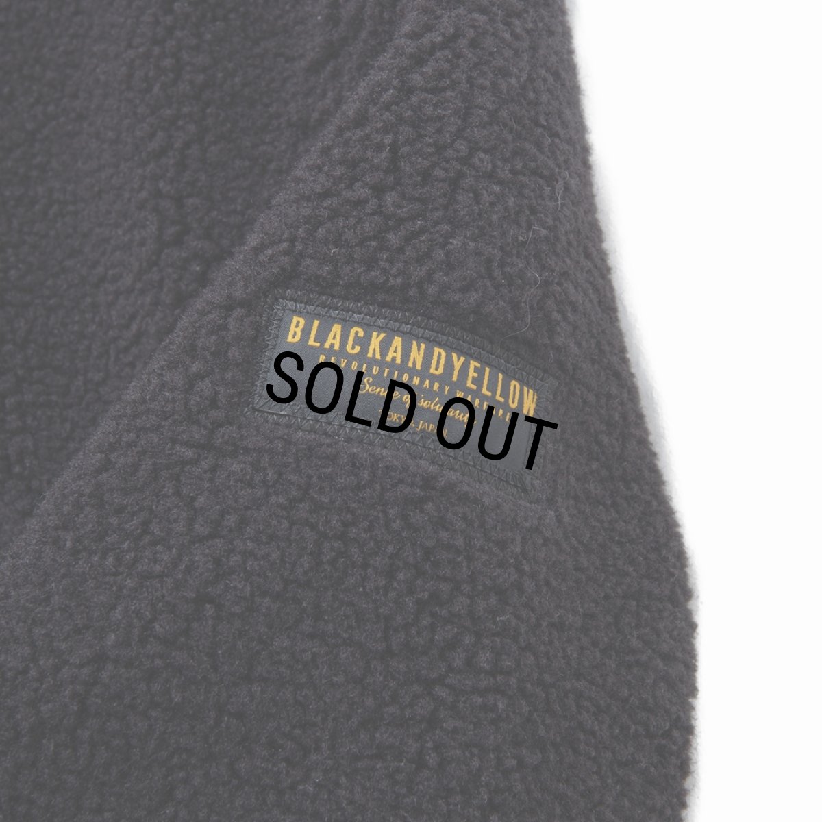 画像6: 【40%OFF】RATS/STAND COLLAR FLEECE（BLACK）［スタンドカラーフリース-23秋冬］ (6)