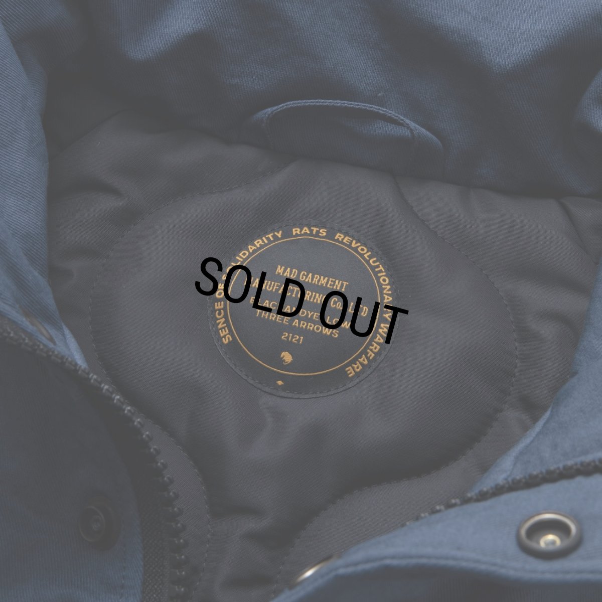 画像4: RATS/SHIPBOARD JACKET（NAVY）［シップボードJKT-23秋冬］ (4)