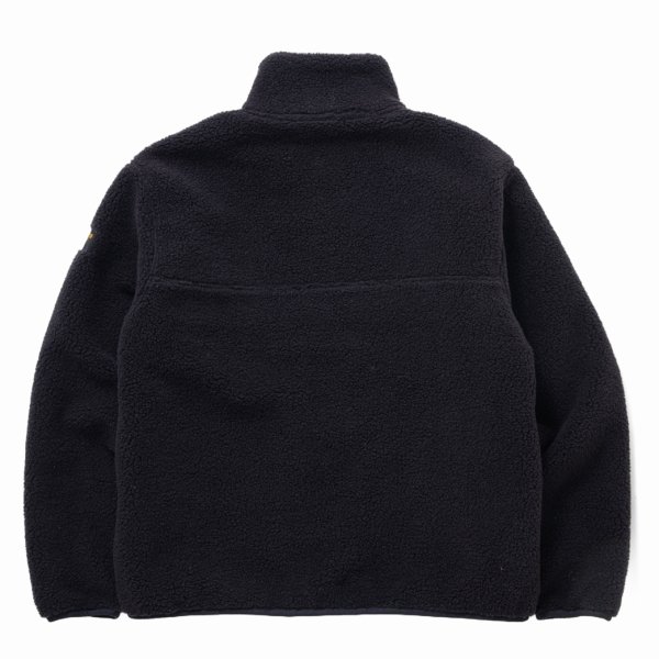 画像2: 【30%OFF】RATS/STAND COLLAR FLEECE（BLACK）［スタンドカラーフリース-23秋冬］
