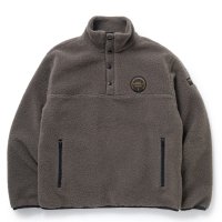 【30%OFF】RATS/STAND COLLAR FLEECE（KHAKI）［スタンドカラーフリース-23秋冬］