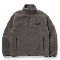 RATS/STAND COLLAR FLEECE（KHAKI）［スタンドカラーフリース-23秋冬］