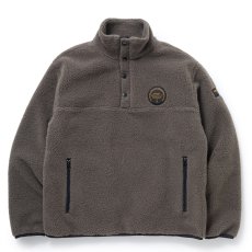 画像1: 【40%OFF】RATS/STAND COLLAR FLEECE（KHAKI）［スタンドカラーフリース-23秋冬］ (1)