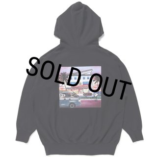 CHALLENGER/×MOON Equipped HOODIE（BLACK）［プルオーバーパーカー-24