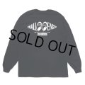 CHALLENGER/×MOON Equipped L/S TEE（BLACK）［プリント長袖T-24春夏］