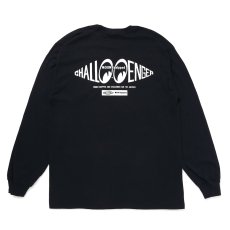 画像1: CHALLENGER/×MOON Equipped L/S TEE（BLACK）［プリント長袖T-24春夏］ (1)