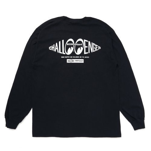 他の写真2: CHALLENGER/×MOON Equipped L/S TEE（BLACK）［プリント長袖T-24春夏］