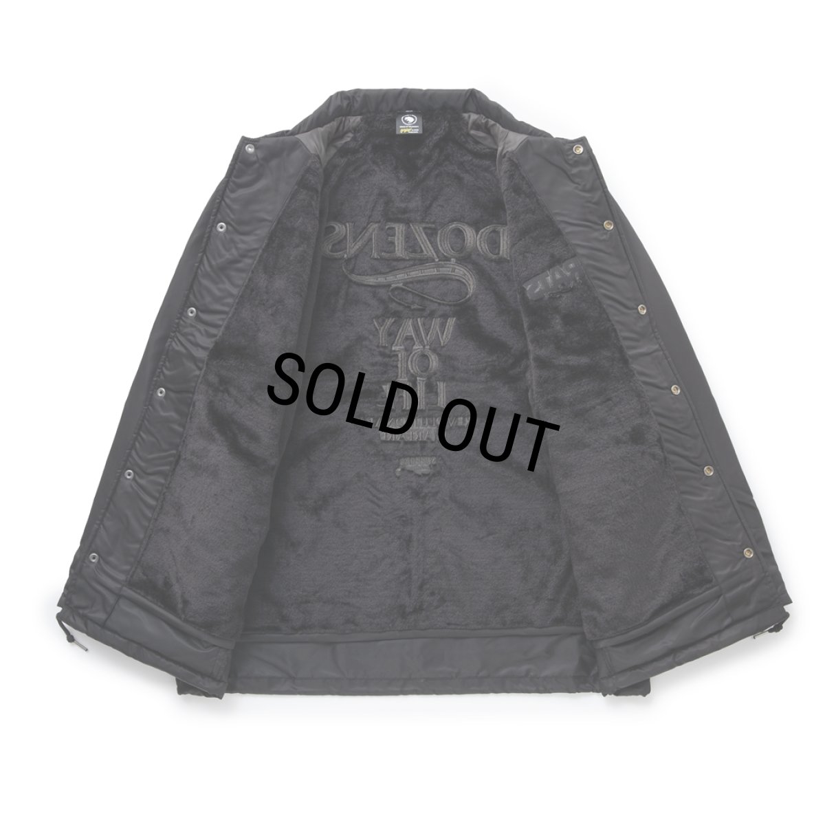 画像3: RATS/BOA COACH JKT "RATS WAY OF LIFE"（BLACK/CHARCOAL）［ボアコーチJKT-24春夏］ (3)