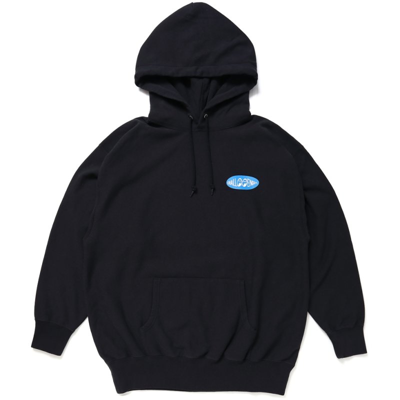 画像1: CHALLENGER/×MOON Equipped HOODIE（BLACK）［プルオーバーパーカー-24春夏］