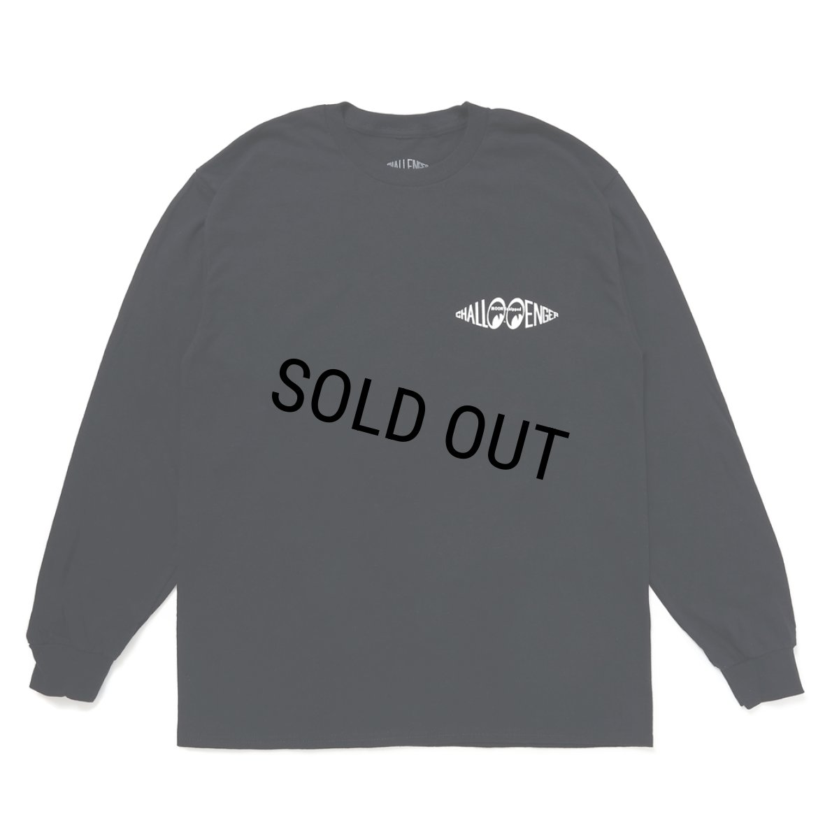 画像2: CHALLENGER/×MOON Equipped L/S TEE（BLACK）［プリント長袖T-24春夏］ (2)