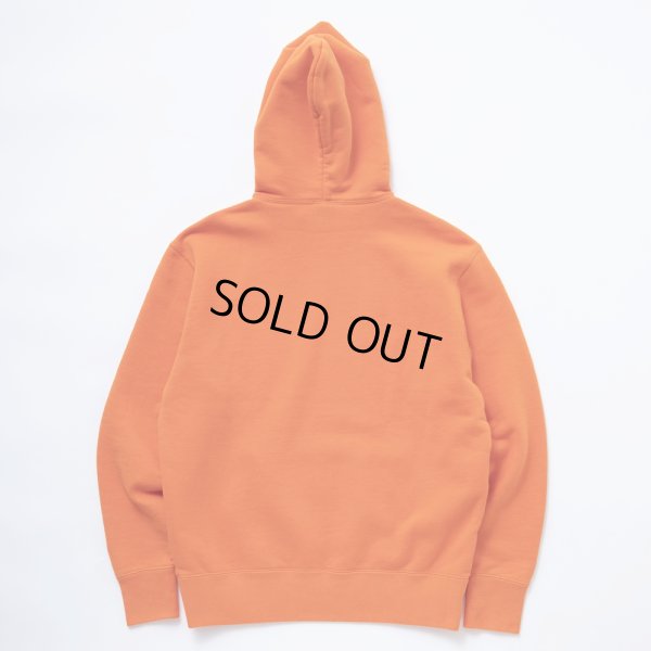 画像2: 【30%OFF】RATS/CROSS NECK HOODIE BLACK TAG（ORANGE）［プルオーバーパーカー-23秋冬］