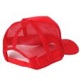 画像2: PORKCHOP/WHEEL LOGO MESH CAP（RED）［メッシュキャップ-23秋冬］ (2)