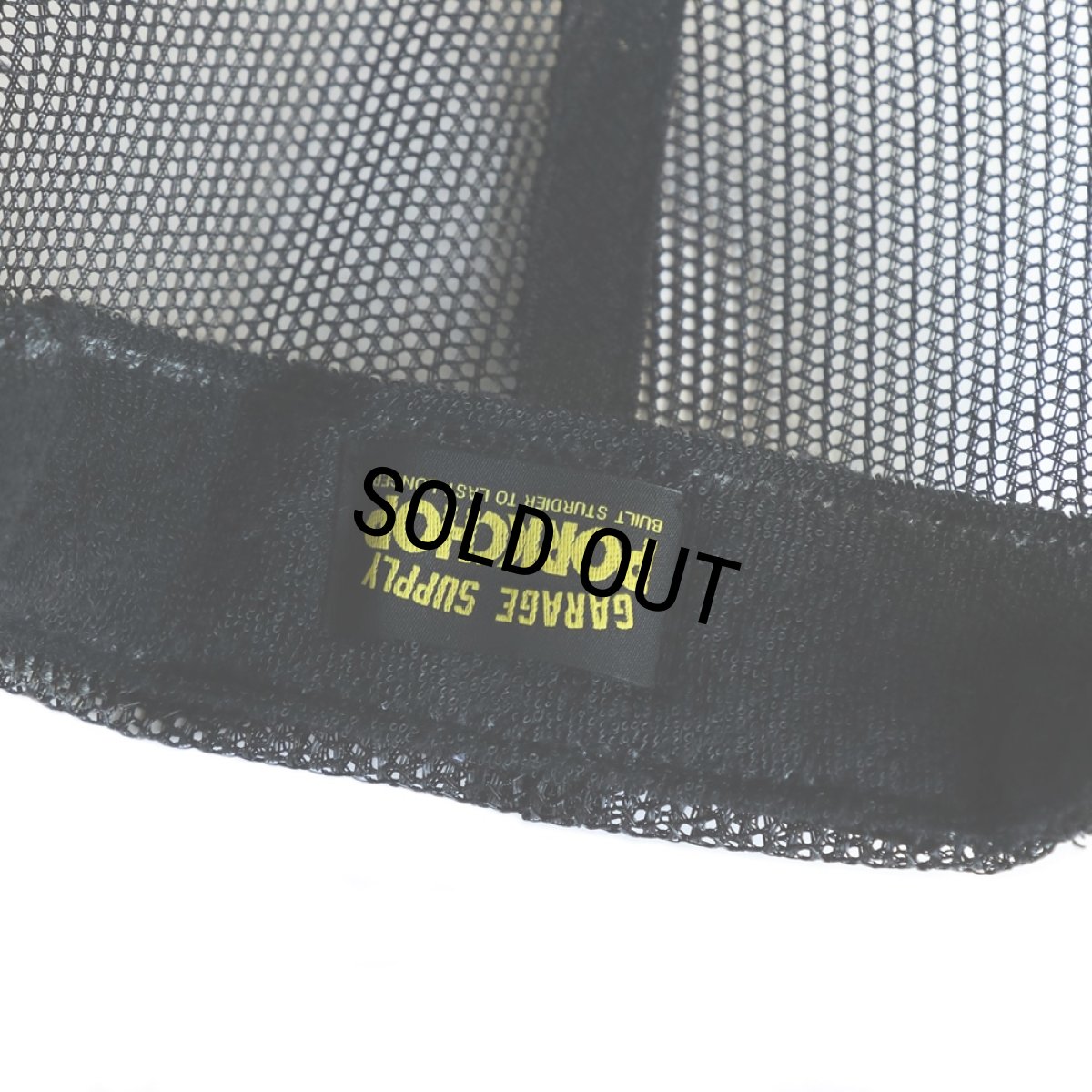 画像4: PORKCHOP/WHEEL LOGO MESH CAP（BLACK）［メッシュキャップ-23秋冬］ (4)