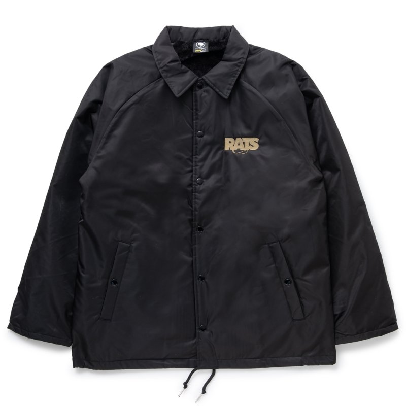 画像1: RATS/BOA COACH JKT "RATS WAY OF LIFE"（BLACK/ASH GOLD）［ボアコーチJKT-24春夏］