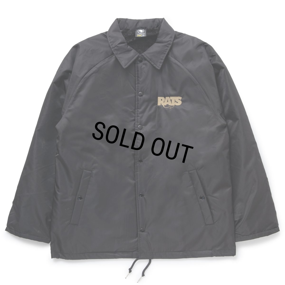 画像2: RATS/BOA COACH JKT "RATS WAY OF LIFE"（BLACK/ASH GOLD）［ボアコーチJKT-24春夏］ (2)