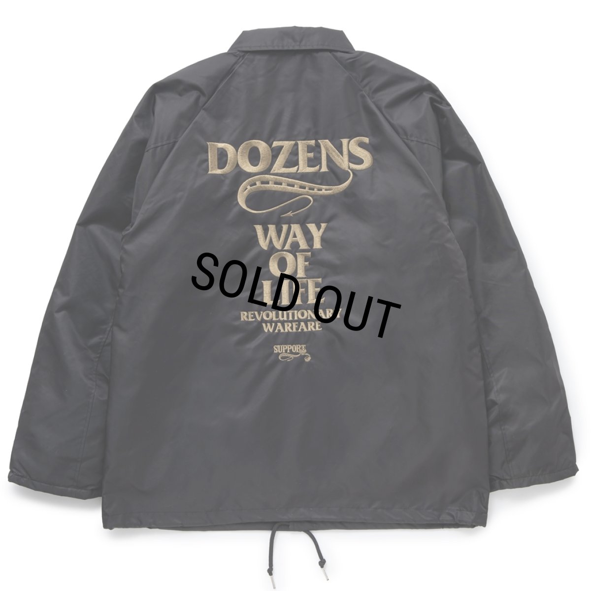 画像1: RATS/BOA COACH JKT "RATS WAY OF LIFE"（BLACK/ASH GOLD）［ボアコーチJKT-24春夏］ (1)