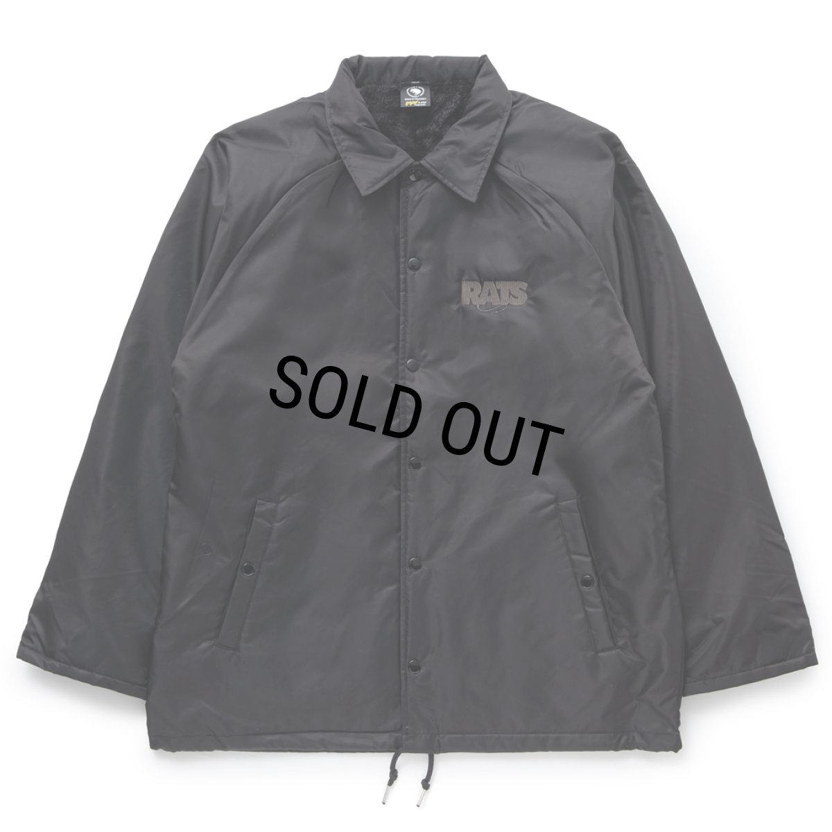 画像2: RATS/BOA COACH JKT "RATS WAY OF LIFE"（BLACK/CHARCOAL）［ボアコーチJKT-24春夏］ (2)
