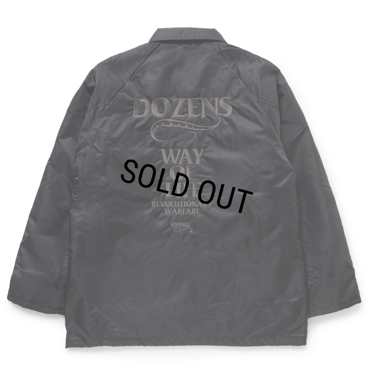 画像1: RATS/BOA COACH JKT "RATS WAY OF LIFE"（BLACK/CHARCOAL）［ボアコーチJKT-24春夏］ (1)