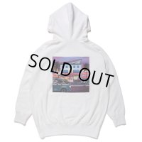 CHALLENGER/×MOON Equipped HOODIE（WHITE）［プルオーバーパーカー-24春夏］