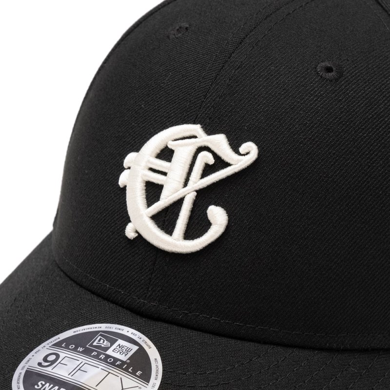 画像3: CALEE/× NEWERA CAL LOGO BASEBALL CAP ＜LIMITED＞（Black）［B.Bキャップ-24春夏］