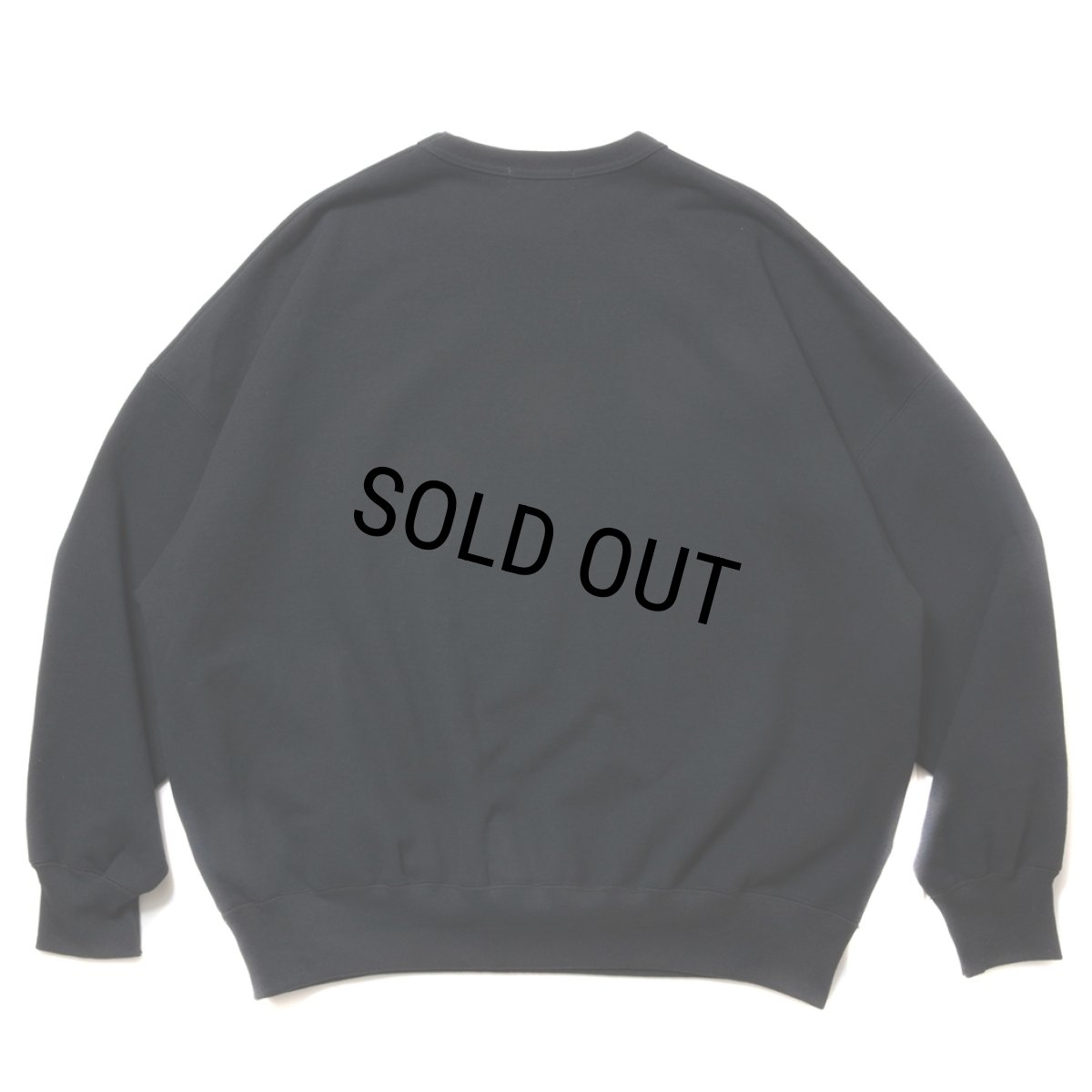 画像2: COOTIE PRODUCTIONS/Open End Yarn Print Sweat Crew（Black）［スウェットクルー-24春夏］ (2)