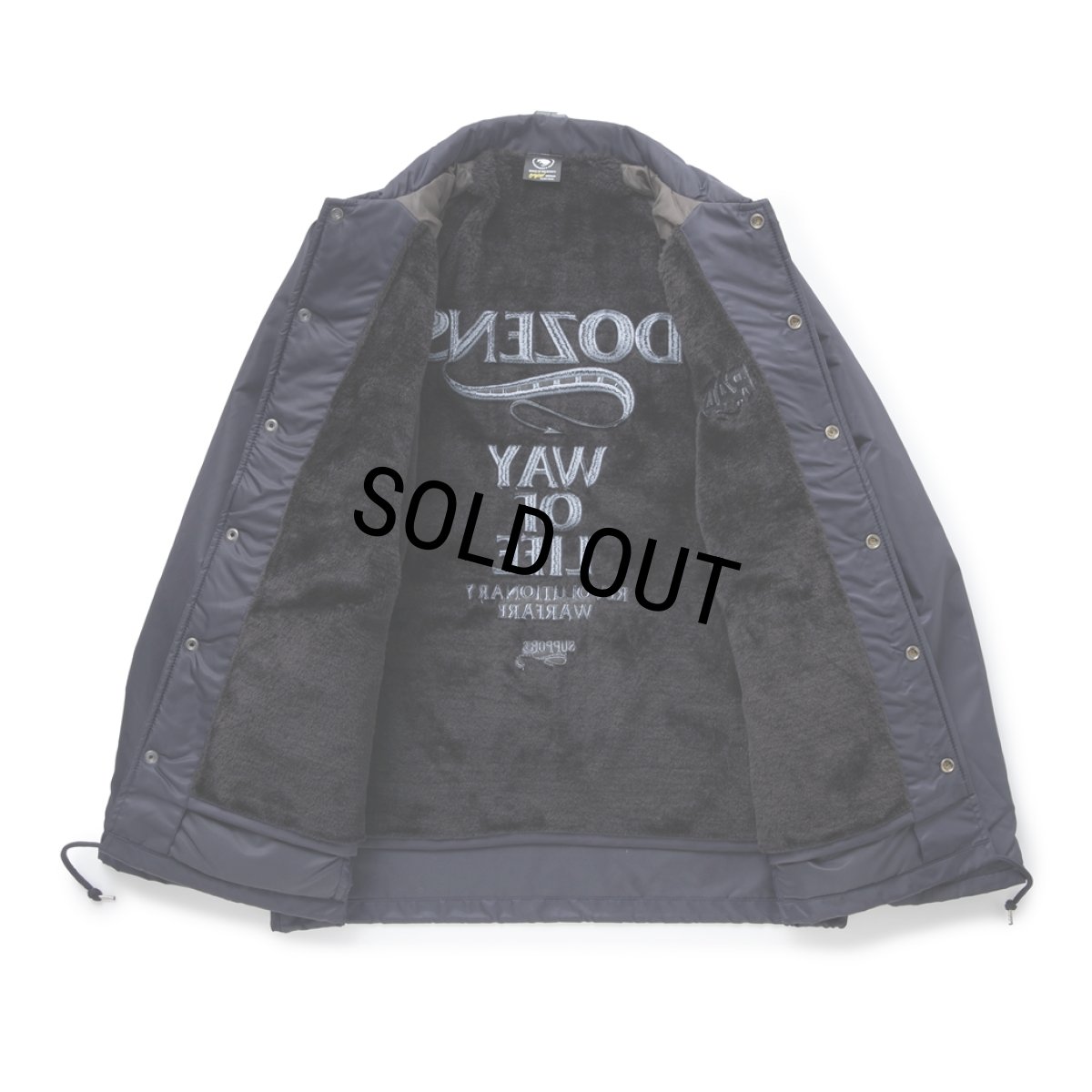 画像3: RATS/BOA COACH JKT "RATS WAY OF LIFE"（NAVY/PEARL BLUE）［ボアコーチJKT-24春夏］ (3)