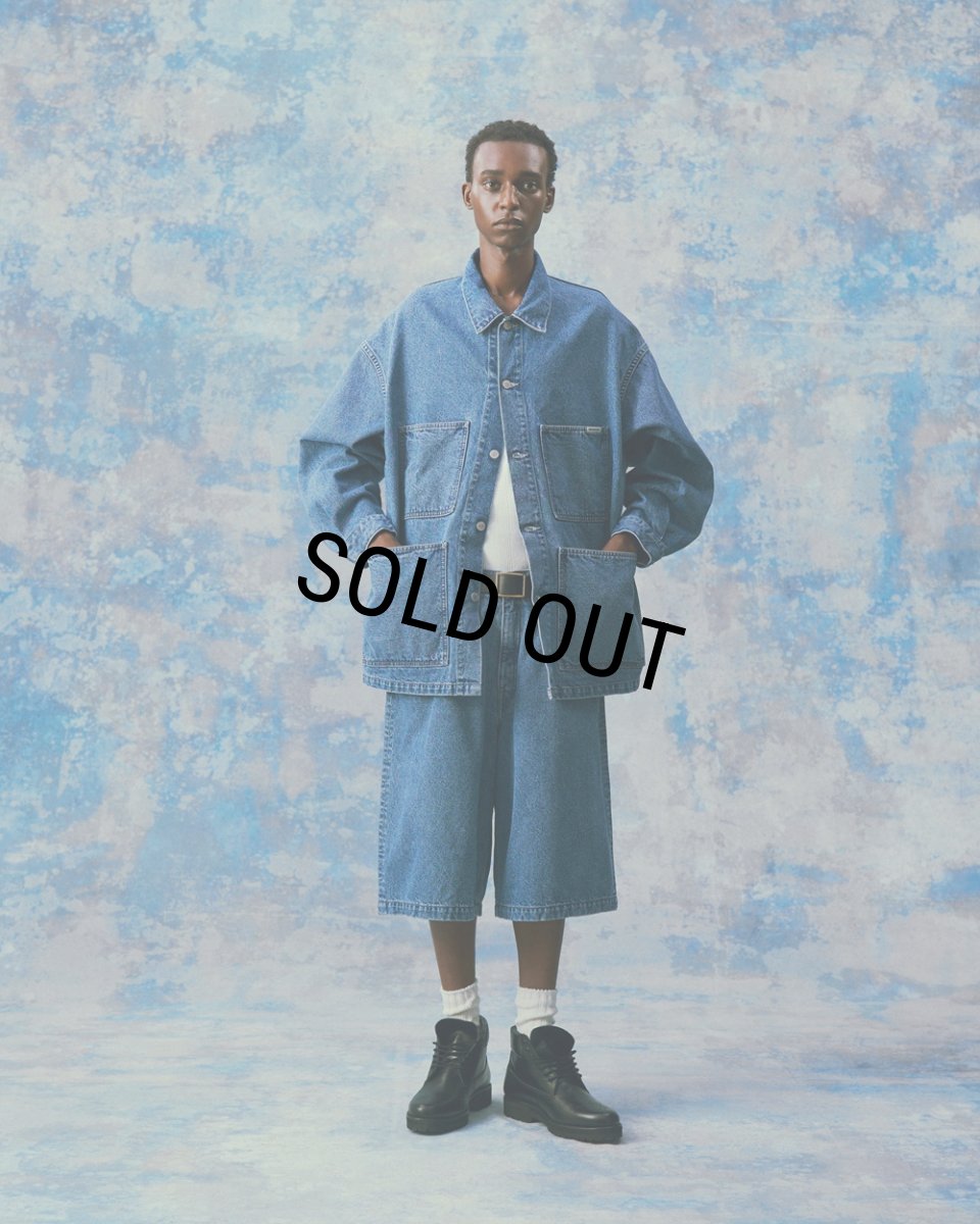 画像5: COOTIE PRODUCTIONS/Denim Coverall（Indigo Hard Wash）［デニムカバーオール-24春夏］ (5)