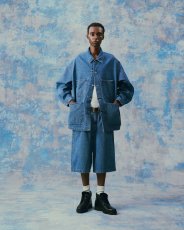画像5: COOTIE PRODUCTIONS/Denim Coverall（Indigo Hard Wash）［デニムカバーオール-24春夏］ (5)