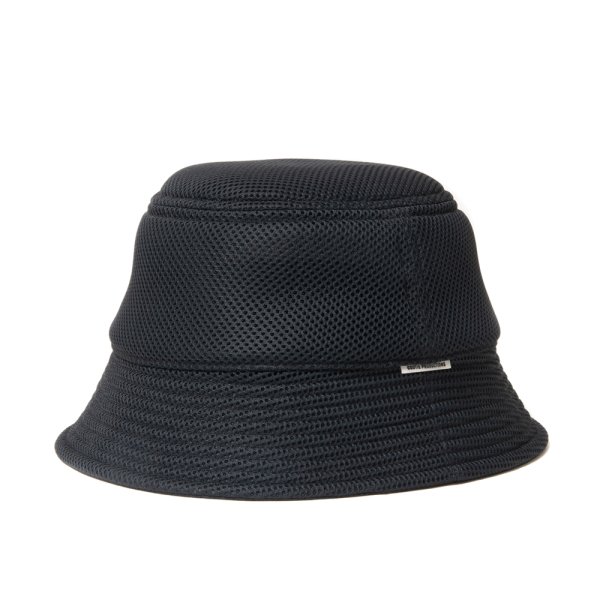 画像1: COOTIE PRODUCTIONS/Puff Mesh Bucket Hat（Black）［パフメッシュバケットハット-24春夏］