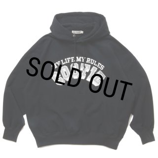 COOTIE PRODUCTIONS/Open End Yarn Print Sweat Hoodie（Black