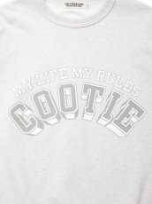 画像2: COOTIE PRODUCTIONS/Open End Yarn Print Sweat Crew（Oatmeal）［スウェットクルー-24春夏］ (2)