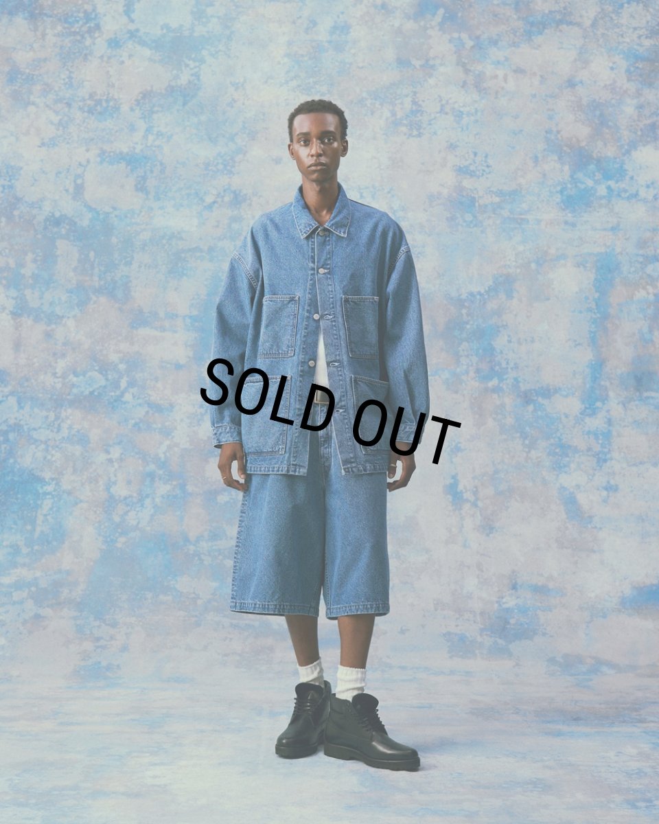 画像3: COOTIE PRODUCTIONS/Denim Coverall（Indigo Hard Wash）［デニムカバーオール-24春夏］ (3)