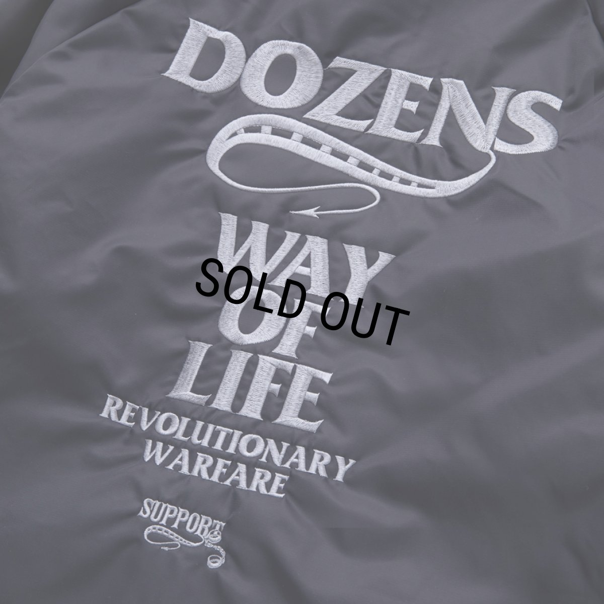 画像6: RATS/BOA COACH JKT "RATS WAY OF LIFE"（NAVY/SILVER GRAY）［ボアコーチJKT-24春夏］ (6)