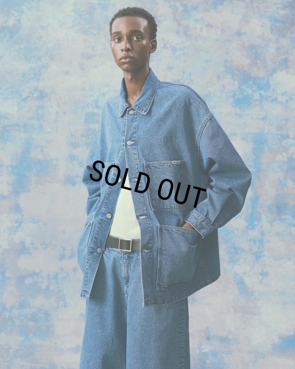 画像6: COOTIE PRODUCTIONS/Denim Coverall（Indigo Hard Wash）［デニムカバーオール-24春夏］ (6)