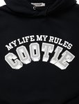 画像3: COOTIE PRODUCTIONS/Open End Yarn Print Sweat Hoodie（Black）［スウェットフーディー-24春夏］ (3)